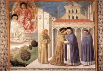  wall Oil Painting - Scenes from the Life of St Francis Scene 4south wall Benozzo Gozzoli